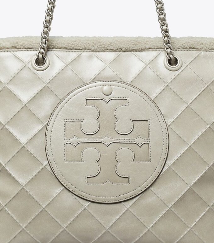 Borsa tote Ella Chain Shearling