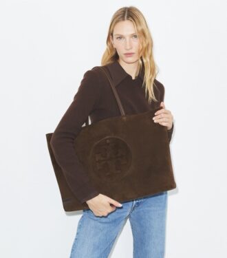 Borsa tote Ella in pelle scamosciata