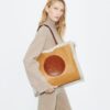 Borsa tote Ella in shearling