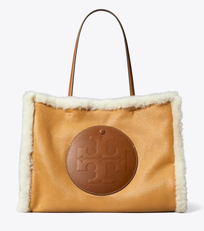 Borsa tote Ella in shearling