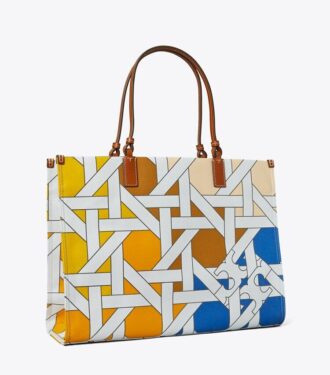 Borsa tote Ella in tela intrecciata