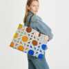 Borsa tote Ella in tela intrecciata