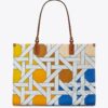 Borsa tote Ella in tela intrecciata