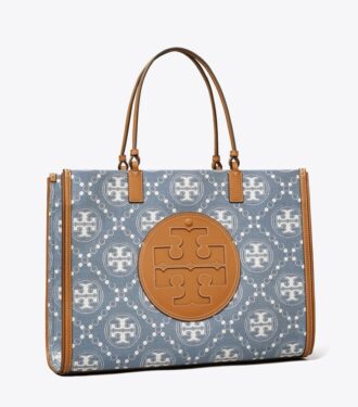 Borsa tote in denim con monogramma T Monogram Ella