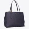 Borsa tote in pelle con doppia cerniera Borsa tote in pelle con doppia cerniera