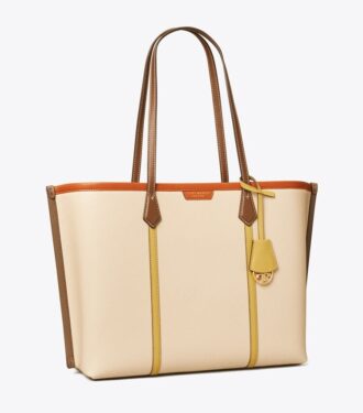 Borsa tote Perry a tre scomparti con blocchi di colore