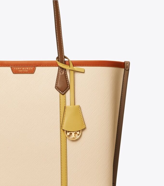 Borsa tote Perry a tre scomparti con blocchi di colore Borsa tote Perry a tre scomparti con blocchi di colore