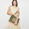Borsa tote piccola Ella lavorata all’uncinetto a quadri Borsa tote piccola Ella lavorata all’uncinetto a quadri