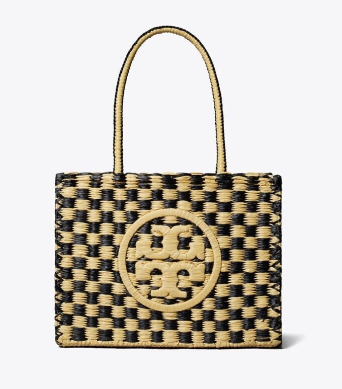 Borsa tote piccola Ella lavorata all’uncinetto a quadri Borsa tote piccola Ella lavorata all’uncinetto a quadri