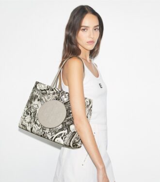 Borsa tote piccola Ella stampata
