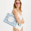 Borsa tote piccola Ella stampata