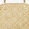 Borsa tote piccola in rafia con monogramma T Monogram Borsa tote piccola in rafia con monogramma T Monogram