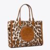 Borsa tote piccola in tela leopardata Ella Borsa tote piccola in tela leopardata Ella