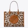 Borsa tote piccola in tela leopardata Ella Borsa tote piccola in tela leopardata Ella