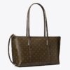 Borsa tote piccola Perry in tela rivestita Borsa tote piccola Perry in tela rivestita
