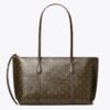 Borsa tote piccola Perry in tela rivestita Borsa tote piccola Perry in tela rivestita
