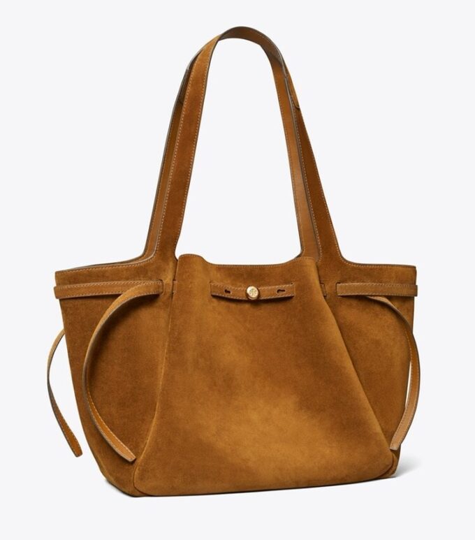 Borsa tote Romy in pelle scamosciata Borsa tote Romy in pelle scamosciata