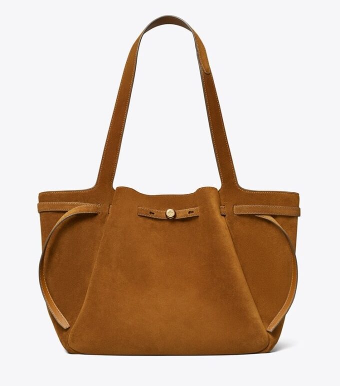 Borsa tote Romy in pelle scamosciata Borsa tote Romy in pelle scamosciata