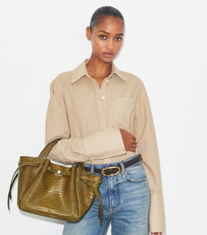 Borsa tote Romy piccola con stampa cocco Borsa tote Romy piccola con stampa cocco