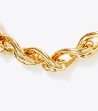 Bracciale con catena a forma di forcella