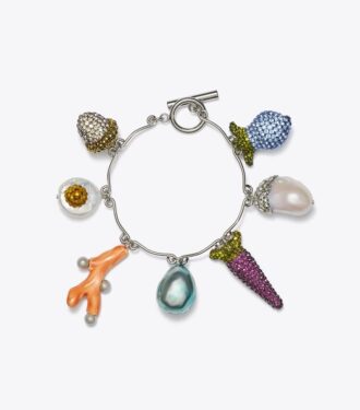 Bracciale con ciondoli a forma di verdure Curiosity