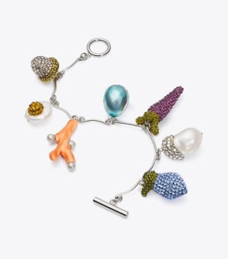 Bracciale con ciondoli a forma di verdure Curiosity