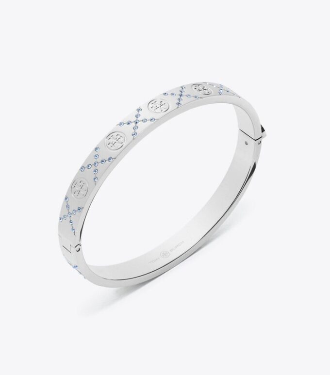 Bracciale Icon T Monogram Pavé Hinge