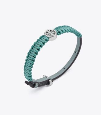 Bracciale Miller in pelle e seta