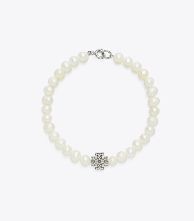 Bracciale Moondance con perle e pavé Bracciale Moondance con perle e pavé