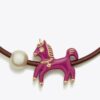 Bracciale scorrevole con cavallo smaltato Curiosity Bracciale scorrevole con cavallo smaltato Curiosity