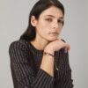 Bracciale scorrevole Kira Pavé