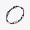 Bracciale Serif-T a giro singolo con pavé Bracciale Serif-T a giro singolo con pavé