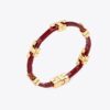 Bracciale Serif-T impilabile con stampa cocco Bracciale Serif-T impilabile con stampa cocco