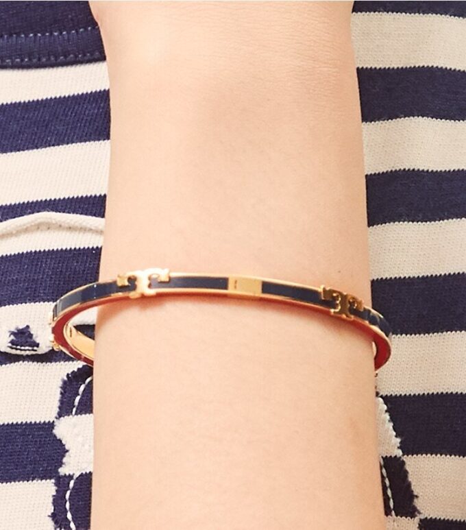 Bracciale smaltato Serif-T sovrapponibile