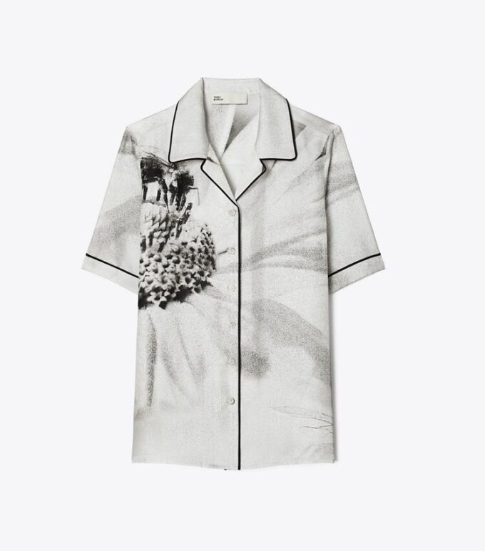 Camicia Camp in seta