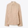 Camicia in cotone con maniche a campana