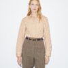 Camicia in cotone con maniche a campana