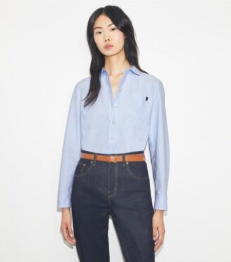 Camicia in cotone con polsini
