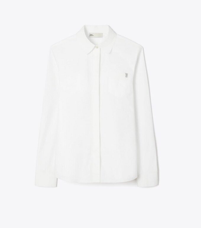 Camicia in popeline di cotone