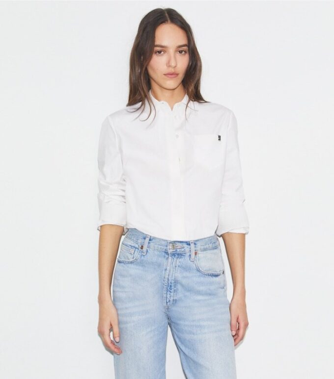 Camicia in popeline di cotone