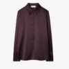 Camicia in seta con risvolto