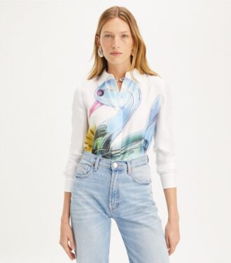 Camicia in seta Lucky Duck
