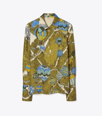 Camicia in twill di seta