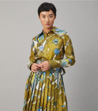 Camicia in twill di seta