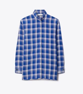 Camicia in viscosa a quadri