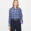 Camicia in viscosa a quadri