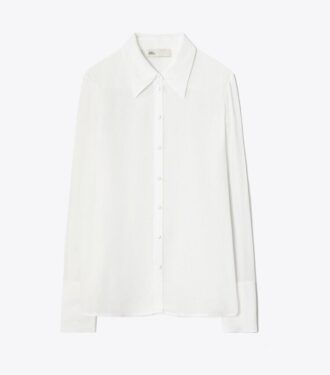 Camicia in viscosa con polsini
