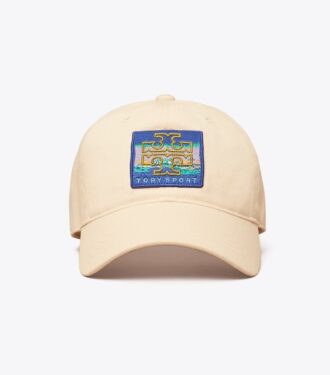 Cappellino da baseball in cotone con toppa