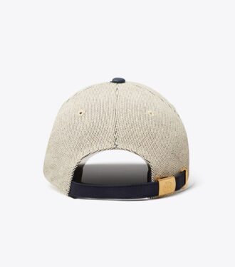 Cappellino in tela bicolore