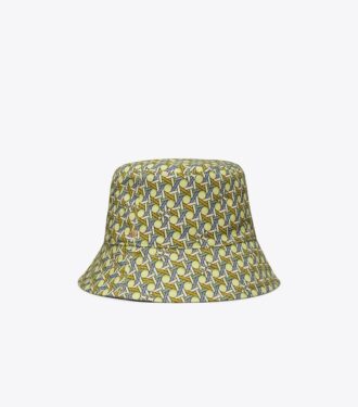 Cappello a secchiello reversibile con tesa corta e trama a canestro